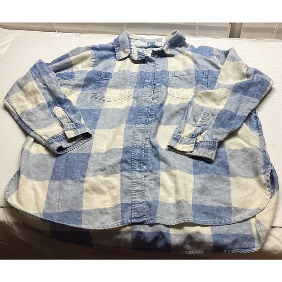 American Eagle long sleeve Button Up Women’s shirt Size Medium - Picture 1 of 4